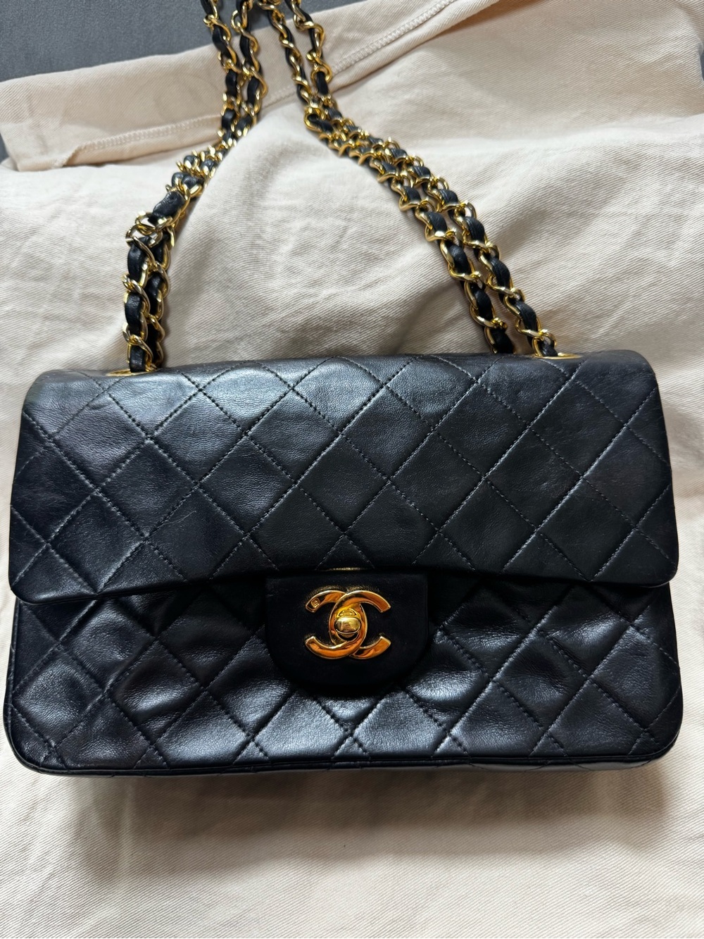 Vinatge Small Chanel Double flap